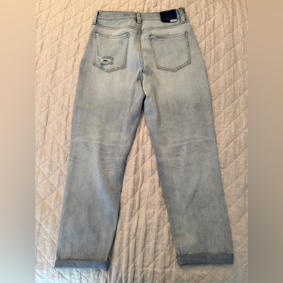 DAZE relaxed straight leg, light wash, distressed denim jeans, size 29 - Picture 4 of 8